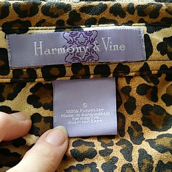 Cheetah Long Sleeve Button Up - Picture 6 of 6